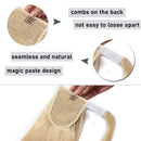 100% Human Hair Ponytail Extensions 18 Inches Wrap Around Human Hair Ponytail With Comb Clip in One Piece Pony Tail Hairpiece Long Straight Silky For Women