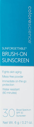 Colorescience Brush-On Sunscreen, Sunforgettable Mineral Powder Tan 0.21 Ounce Colorescience