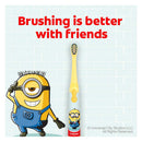 Colgate, Kids Battery Powered Toothbrush Minions Extra Soft Bristles, 1 Count, Color May Vary Colgate