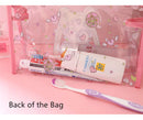 Kerr's Choice Cute Toiletry Bag Cosmetic Bag Clear Waterproof Makeup Bag Travel Storage Bag Gift for Girls Women Kerr's Choice