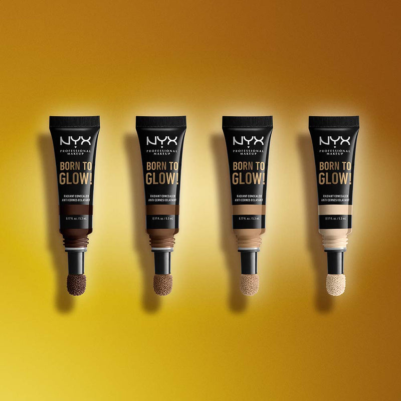 NYX PROFESSIONAL MAKEUP Born To Glow Radiant Concealer, Medium Coverage - Light Ivory NYX PROFESSIONAL MAKEUP