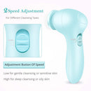 Electric Facial Cleansing Brush 7 in 1 - Fabuday Face Skin Spin Brush for Deep Cleansing, Gentle Exfoliating, Blackhead Removing and Massaging, Battery Operated Facial Cleanser Brush Fabuday