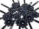 Tara Girls Self Hinge Plastic Bow Hair Barrettes Selection Pack Of 2 (BR67-109) Tara