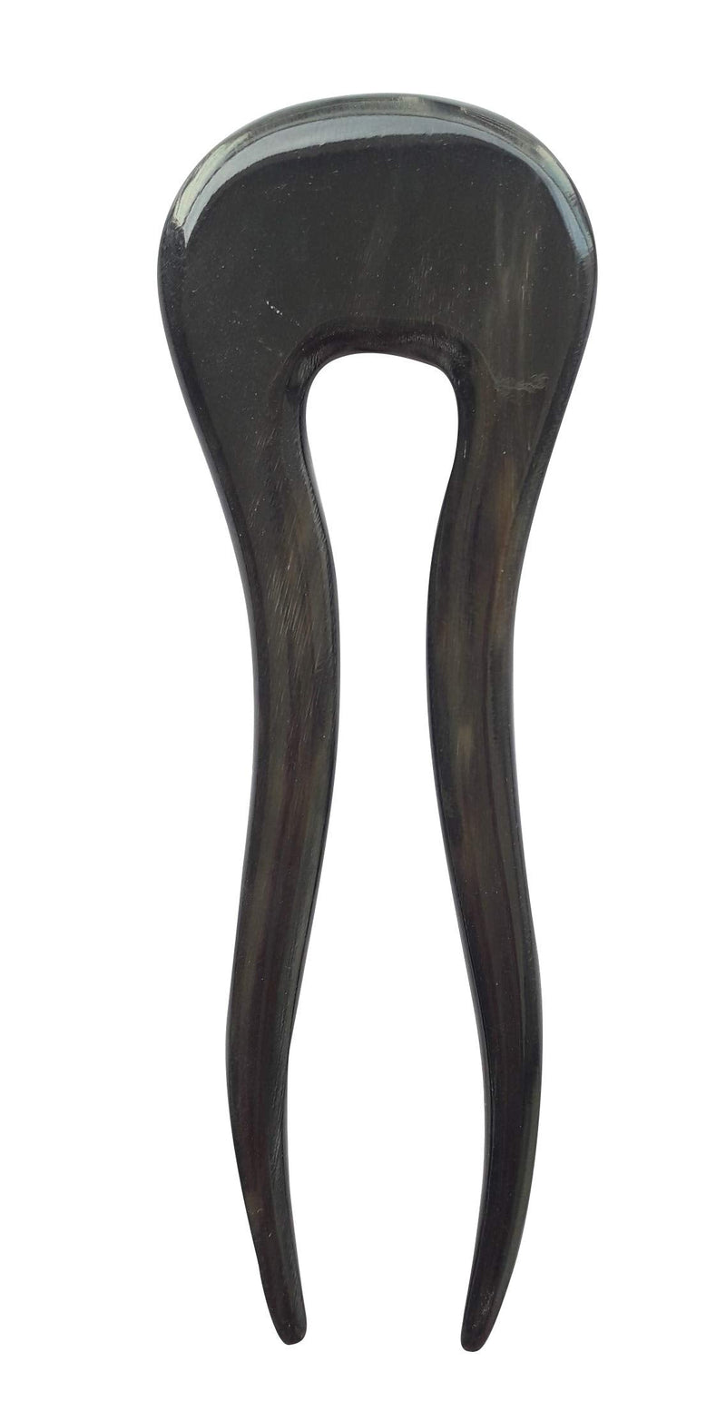 Marycrafts 2 Prongs Simple Buffalo Horn Hair Fork HairPin Hair Accessories Handmade Marycrafts