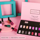 Lavender Violets Gel-Nail-Polish Kit 18-Color Soak off UV LED Nail Gel with No Wipe Base and Top Coat Safe to Use F984 Lavender Violets