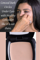 Ageless Derma Camoufleur Mineral Makeup Cream Under Eye Concealer Wheat. This Anti Aging Concealer has No Paraben and made in USA Ageless Derma