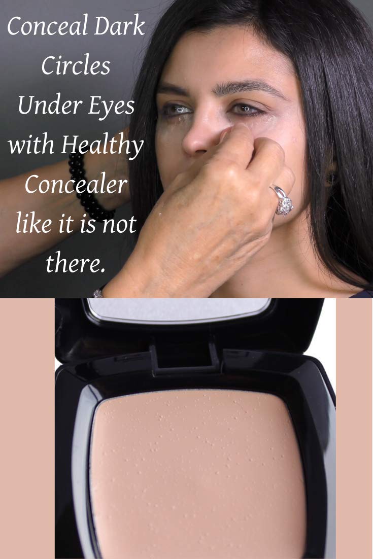 Ageless Derma Camoufleur Mineral Makeup Cream Under Eye Concealer Wheat. This Anti Aging Concealer has No Paraben and made in USA Ageless Derma