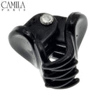 Camila Paris AD116/6 French Hair Clips for Women, Set of 6 Extra Small Girls Hair Claw Clips Jaw Fashion Durable Styling Hair Accessories for Women, Strong Hold No Slip Grip, Made in France Camila