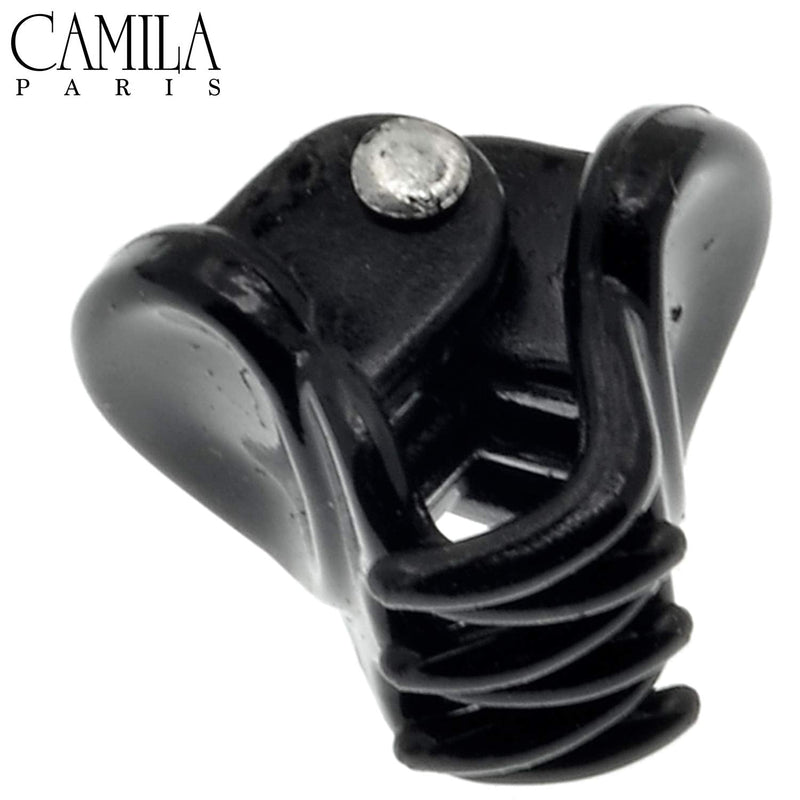 Camila Paris AD116/6 French Hair Clips for Women, Set of 6 Extra Small Girls Hair Claw Clips Jaw Fashion Durable Styling Hair Accessories for Women, Strong Hold No Slip Grip, Made in France Camila