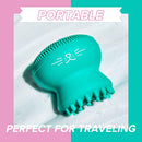 I Dew Care Pawfect Face Scrubber | 3-in-1 Cute Silicone Pore Cleanser, Exfoliator, and Massager with Sponge | Korean Skincare Tool I DEW CARE
