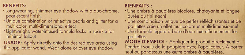 Stila Magnificent Metals Glitter & Glow Liquid Eye Shadow, Perlina, Duo Chrome, 0.15 Fl Oz (Pack of 1) stila