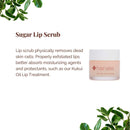 Hanalei Sugar Lip Scrub and Lip Treatment (Clear) Bundle, Made with Raw Cane Sugar and Real Hawaiian Kukui Nut Oil (Cruelty free, Paraben free) Hanalei