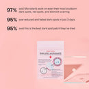 Peach Slices Dark Spot Micro Darts | For Dark Spots, Post-Blemish Redness, & Hyperpigmentation | Self-Dissolving | Niacinamide, Vitamin C, Hyaluronic Acid, and Cica | Vegan/Cruelty Free | 9 Patches Peach Slices