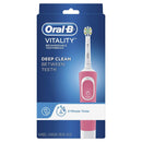 Oral-B Vitality FlossAction Electric Toothbrush with Replacement Brush Head, Pink Oral-B