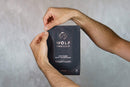 WOLF PROJECT | Men's Mud Mask Sheet For Face - Box of 5 - Pore Cleaner and Oil Control - Clarifying, Blackhead Removing, Korean Face Mask with Vitamin B3, C, E The Wolf Project Store