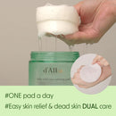 d'alba Piedmont Daily Mild Cica Calming Pad, Calming and Soothing Pads, Gentle Exfoliation