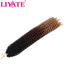 Passion Twist Hair 18 Inch 7 Packs/Lot Water Wave Crochet Hair Passion Twists Long Bohemian Hair Passion Twist Crochet Hair Synthetic Braiding Hair Extensions (1B/30/27