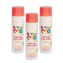 Just for Me Natural Hair Milk Curl Smoother (3 Pack) - Defines Curls & Controls Frizz, Contains Coconut Milk, Shea Butter, Vitamin E, Sunflower Oil, Lightweight Moisture, 8 oz Just For Me