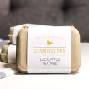 Eucalyptus Tea Tree Shampoo Bar. All Natural & Organic Ingredients. Sulfate Free, Detergent Free, Color Safe, and Silicone Free. Vegan, Plastic Free, Zero Waste Shampoo Soap The Yellow Bird