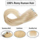 18 Inch Tape in Human Hair Extensions 40pcs 100g