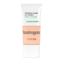 Neutrogena Clear Full-Coverage Flawless Matte CC Color Correcting Cream Face Makeup with Niacinamide (b3), Oil/Fragrance/Paraben & Phthalate Free, Shell, 1 Fl Oz Neutrogena