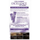 L'Oreal Paris Excellence Cool Supreme Permanent Hair Color, Ash, 100 Percent Gray Coverage Hair Dye, Anti-Brass regimen includes gentle shampoo, and an anti-brass conditioner L'Oreal Paris Store