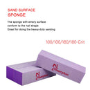 Maryton Nail Buffer Blocks, Professional 4 Way Buffing Block Files 100/180 Grit for Natural and Acrylic Nails Filing Manicure Kit Tools 12 PCS MARYTON