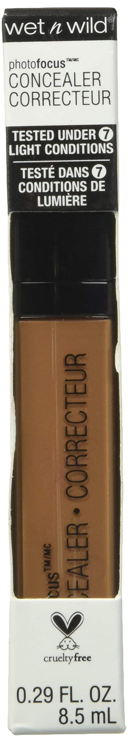 Wet n Wild Photo Focus Concealer, Dark Cocoa,0.29 Fl Oz (Pack of 1),845B wet n wild