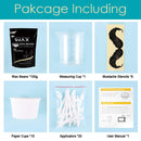 Oakeer Nose Wax Kit Nose Wax Hair Remover for Men Women Facial Lips Ears Nose Wax Hair Removal with 100g Nose Wax Beans 20 Nose Wax Applicator Sticks OAKEER