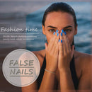 Asooll 24PCS Ballerina Matte Press on Nails Pink Fashion Long Oval False Nails Artificial Acrylic Full Cover Party Fake Nail Patches for Women and Girls Asooll