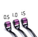 3 Packs Derma Microneedle Roller for Face Body - 540 Titanium Microneedle Roller for Home Use Dermapeel