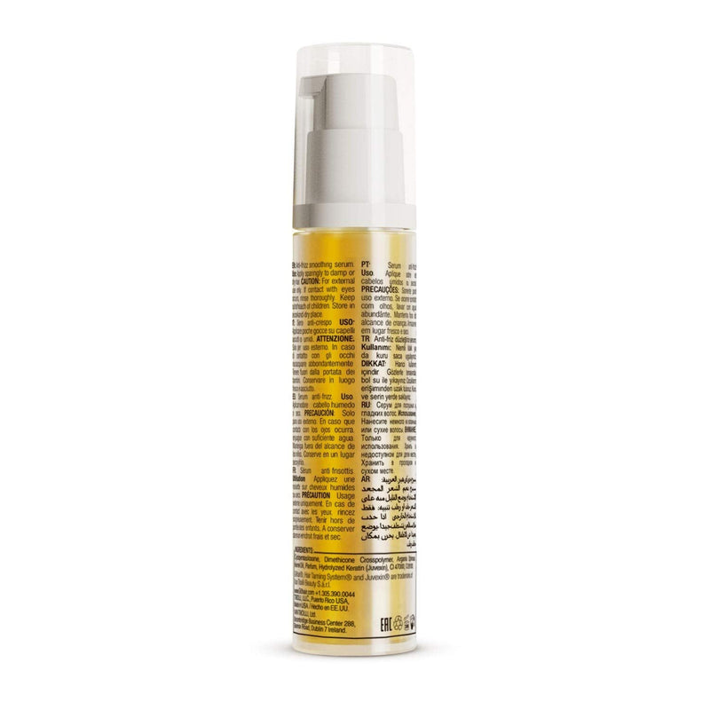 Global Keratin GK Hair Smoothing Serum - 100% Pure Organic Argan Oil 1.69 or 0.34 Fl. Oz Hydrating Strength Shine Dry Damaged Repair Anti-Frizz Moistures Nourishment GKhair Store