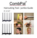 CombPal Hair Cutting Tool Jumbo Guide 3" and 3 1/2" (Black) CombPal