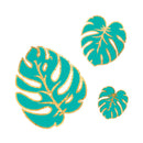 TROPICAL BRIGHTS VARIETY SET Flash Tattoos set of 25 assorted tropical inspired premium waterproof colorful metallic gold & silver jewelry temporary foil party tattoos - Party Supplies Flash Tattoos