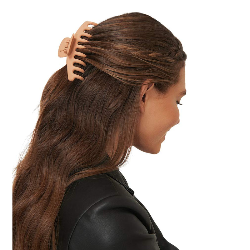 Big Claw Clips 4 Inch Nonslip Hair Clip Banana Large matte rubber for Women and Girls Think Curly Hair French Design Accessories (4 Packs) Aileam