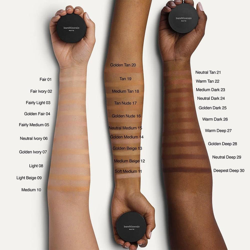 bareMinerals Original Loose Powder Foundation SPF 15, Lightweight Mineral Loose Powder Foundation Makeup, Buildable Coverage, Talc Free, Vegan Infinity Warehouse