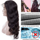 QTHAIR 14A Body Wave Fake Scalp 4x1 T Part Lace Closure Human Hair Wigs Middle Part for Black Women Unprocessed Brazilian Virgin Hair Long Wigs Pre Plucked with Baby Hair 150% Density 16 inch QTHAIR