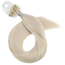 Ugeat Micro Beads Hair Extensions 16" Microloop Remy Human Hair Extensions
