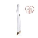 Finishing Touch Flawless Dermaplane Glo Lighted Facial Exfoliator - Non-Vibrating and Includes 6 Replacement Heads, White/Rose Gold FINISHING TOUCH FLAWLESS