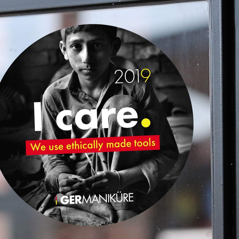 GERMANIKURE Glass Cuticle Stick - Ethically Made in Czech Republic - Cuticle Pusher & Remover, Callous & Dry Skin Fingertip File, Nail Shaper GERmanikure