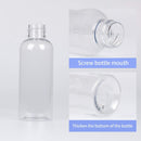 TrendBox 12 Pack Plastic Empty Bottles with Flip Cap for Shampoo, Lotions, Liquid Body Soap, Cream (2 oz / 60 ml) TRENDBOX