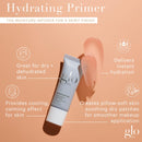 Glo Skin Beauty Hydrating Primer with Hyaluronic Acid - Replenish Moisture and Plump Skin for Smoother Makeup Application, for Dry + Dehydrated Skin, Dewy Finish Infinity Warehouse