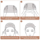 Wig Caps, IKOCO 6 Pcs Nylon Stocking Caps for Wigs Strenchy Wig Caps for Women (Brown) IKOCO Store