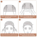 Wig Caps, IKOCO 6 Pcs Nylon Stocking Caps for Wigs Strenchy Wig Caps for Women (Brown) IKOCO Store