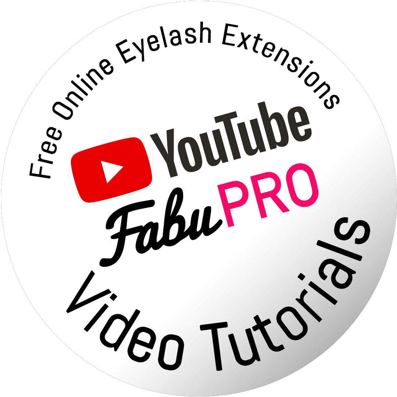 Professional Premade Fans for Lash Extensions – Handmade Russian Volume Lash Fan Tray – Natural Look, Cruelty-Free Mink Lashes for False Eyelash Extension Kit by Fabu, Matte Black, 5D 0.07 D-curl 9mm Fabu