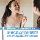 Dental Probiotic for Bad Breath Support, Oral Health Maintenance & Fresh Breath aid - 11 Probiotic Strains, Digestive Enzymes - Powerful Probiotic Blend - Includes Tongue Scraper - 2 Month Supply Restoriden