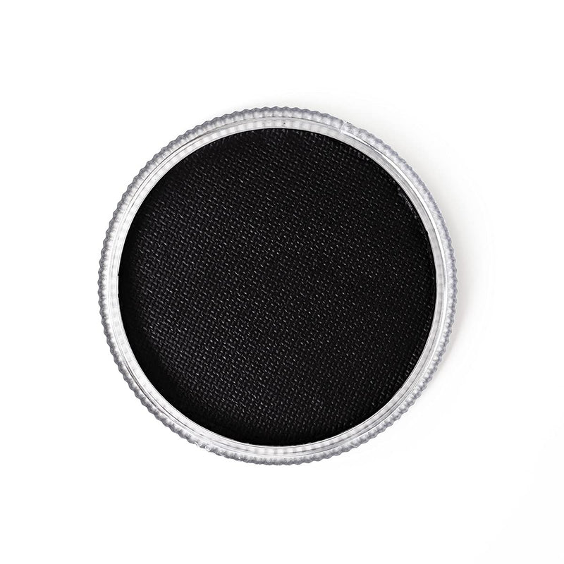 Bowitzki 30g Professional Face Paint Body Paint Water Based Face painting Makeup Safe for Kids and Adults Split Cake Single Color Halloween Christmas - Black Bowitzki