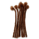 YONNA Human Hair Microlocks Sisterlocks Dreadlocks Extensions 20Locs Full Handmade (Width 0.4cm) 8inch