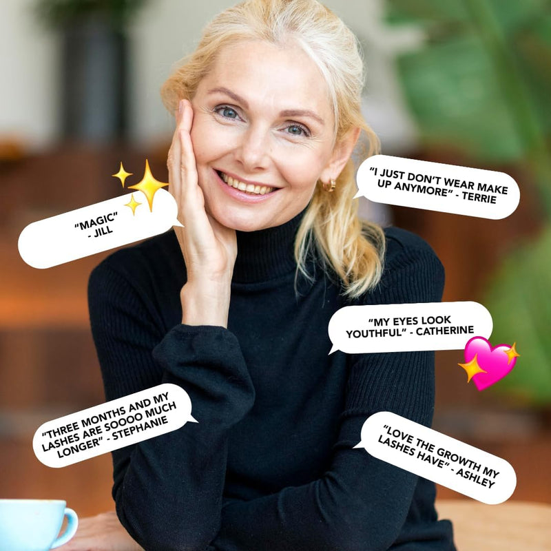 Mascara Bond (4ml) Volumizing & Lengthening Mascara with Peptide Growth Complex for Long Lashes - No Clump, No Glue with Lash Growth Serum - Enhance Volume, Definition, and Strength for Fuller Lashes Infinity Warehouse