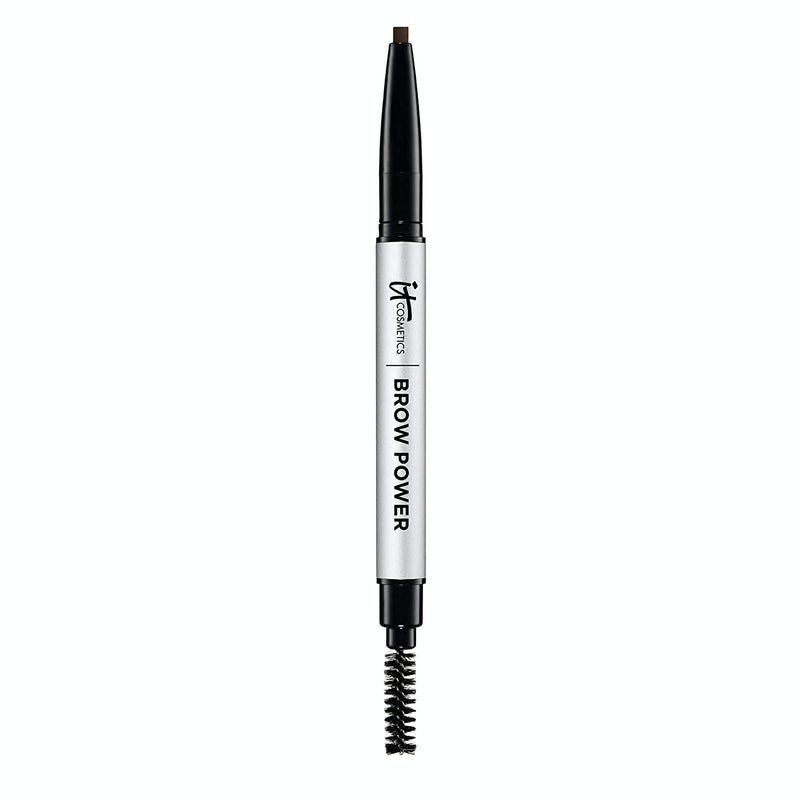 IT Cosmetics Brow Power, Universal Dark Brunette - Universal Eyebrow Pencil - Mimics the Look of Real Hair - Budge-Proof Formula - With Biotin, Saw Palmetto & Antioxidants - 0.0056 oz It Cosmetics Store